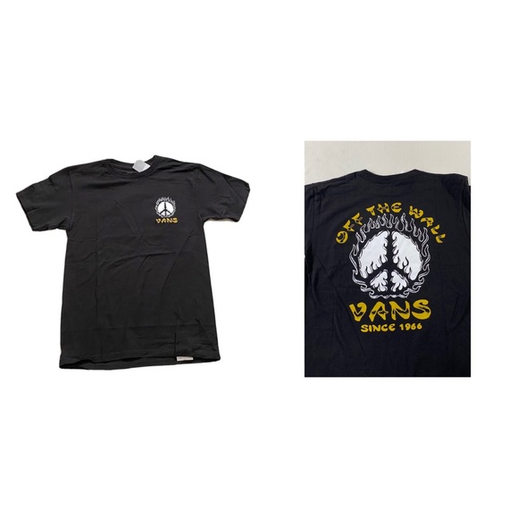 Vans Burnt Out Short Sleeve Tee T-Shirt - Picture 1 of 10
